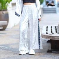 ราคา MIMI PANTS กางเกงขายาวสีเทา-เงิน ลายมีมี่ AT5DBZ (26403416237)