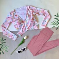 ราคา Bella Long-Sleeve set ชุดว่ายน้ำผู้หญิง ชุดว่ายน้ำผู้หญิงแขนยาว bikinivintage swimsuit bikini (11950932293)