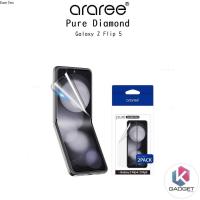 ราคา Araree Pure Diamond ฟิล์มกันรอยกันกระแทกเกรดพรีเมี่ยมจากเกาหลี ฟิล์มสำหรับ Galaxy Z Flip5 1ชุด มี2 ชิ้น (25451800292)