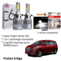 ราคา Proton Ertiga (โคมไฟหัว) ไฟ LED C6 (ฟรี Osram T10 LED) (43977985337)