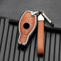 ราคา Car Key Case Cover Key Bag For Mercedes Benz A B C S Class AMG GLA CLA GLC W176 W221 W204 W205 Accessories Holder Shell (22184128066)