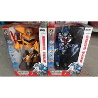 ราคา หุ่นยนต์ทรานฟอร์เมอร์ 8นิ้ว มี 2 แบบ ออพติมัส/บับเบิ้ลบี ใส่ถ่าน เดินได้ มีเสียงมีไฟ หุ่นยนต์ต่อสู้หล่อเท่ห์ ของเล่นเด็ก (41352900259)