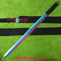 ราคา อุปกรณ์เดินป่า มีด มีดยาว มีดสปาต้า มีดเดินป่า มีดดาบ COLD STEEL SK-8 รุ้ง(2คม)ใบมีดไทเท (25312624788)