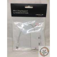 ราคา Adapter 3 in 1 Mini DisplayPort to HDMI / DVI / VGA (1789608468)