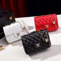 ราคา กระเป๋าสะพายข้างทรงสี่เหลี่ยมสำหรับผู้หญิง ปี 2025 สไตล์ใหม่ อินเทรนด์ ขนาดกะทัดรัด สายโซ่ประดับเหมือนแบรนด์ชาแนล (51050023812)