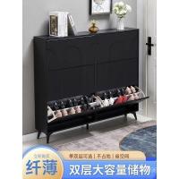 ราคา การถ่ายโอนข้อมูลชั้นวางรองเท้าในครัวเรือนตู้รองเท้าตู้ห้องโถงประหยัดพื้นที่ความจุขนาดใหญ่ฝรั่งเศสสีดําประหยัดตู้รองเท้าที่ทันสมัยเรียบง่าย ขวา49 (53454470294)
