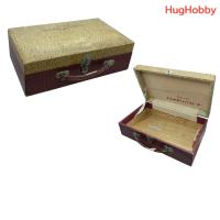 ราคา [มือ2] งานเก่าญี่ปุ่นยุค 80s กล่องไม้ กล่องเก็บของ ขนาด 24.5x15cm Vintage Wooden Storage Box, Showa Retro (46954093769)