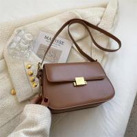 ราคา Carlio กระเป๋าสะพายแฟชั่นผู้หญิงสไตล์เกาหลี Retro Office กระเป๋าถือ Beg Tangan Wanita สีกากี WHB0021 (44701677235)
