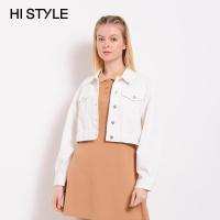 ราคา HI STYLE เสื้อแจ็คเก็ตเสื้อครอปแขนยาวผู้หญิง - สีขาว - WYS3F5238 / เสื้อแจ็คเก็ตสตรีแขนยาว - สีขาว (28237939718)