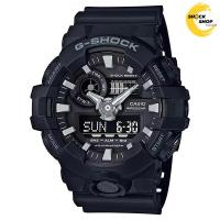 ราคา CASIO G-SHOCK นาฬิกาผู้ชาย รุ่น GA-700-1B วัสดุเรซิ่น สีดำ จีช็อค (13491858098)