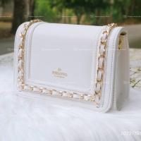 ราคา [ออเดอร์สั่งตัด] กระเป๋าแฟชั่นสะพายข้าง Pawanno สีขาว ภาพสินค้าร้านถ่ายเอง (17686985222)