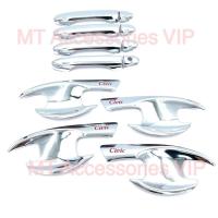 ราคา civic ซีวิคFB ปี2012-2014 เบ้ากันรอย ครอบมือจับ สีโครเมี่ยมโลโก้แดง #civic (26538401411)