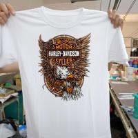 ราคา [Hot Sale] Harley Davidson Eagle Logo T-Shirt ลายอีเกิ้ลสุดเท่ ผ้าฝ้ายนุ่มใส่สบาย คุณภาพดี ขายดีในไทย (42277589174)