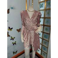 ราคา เดรสแขนยาวผ้ากำมะหยี่สีชมพูกะปิปักเลื่อมวิ้งๆทั้งชุด (43067953432)