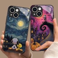 ราคา YS-98 Van Gogh HD Glass Casing สําหรับ iPhone 11 13 12 Mini Pro Max (55952934920)