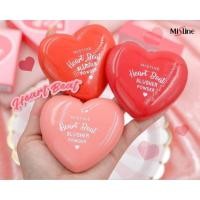ราคา มิสทิน ฮาร์ท บีทMistine Heartbeat blusher powder (22143011671)