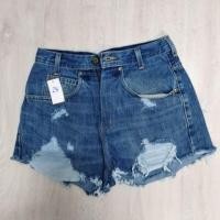 ราคา กางเกงยีนส์ขาสั้นแต่งขาด /เซอร์ (4734036385)