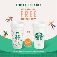 ราคา Starbucks 50 Years reusable cup แก้วรียูส มือสอง (14540410265)