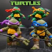 ราคา โมเดล นินจาเต่า Turtle Ninja ครบชุด 4 ตัว ขนาด 12C m. วัสดุดี อาวุธแยกออกได้ พร้อมส่ง (15096858473)