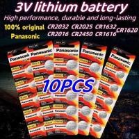 ราคา แบตเตอรี่ลิเธียม Panasonic CR2025 CR2016 CR1632 CR1616 CR1620 CR2450 CR2430 3v จำนวน 10 ชิ้น (42011860767)