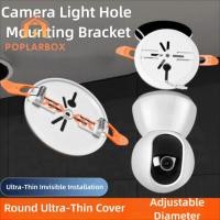 ราคา EPTRO ขายึดช่องกล้อง, ตัวยึดยึดช่องดาวน์ไลท์แบบ Snap-on ที่ประหยัดพื้นที่, ฐานรอกเอียงเพดานสําหรับ Ezviz TP-LINK (40677469240)