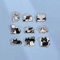 ราคา ตลกแมวดํา Pin เข็มกลัดสัตว์ Naughty น่ารักแมวเข็มกลัด Lapel Badges Pins อุปกรณ์เสริมของขวัญสําหรับเพื่อนเด็ก (25341295956)