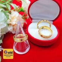 ราคา เก๊ แหวนทองทังสเตนแม่เหล็กเพื่อสุขภาพ เพชรรัสเซีย เสริมสุขภาพ เสริมบารมี ไม่ลอกไม่ดำ ใส่อาบน้ำได้ (24184476851)