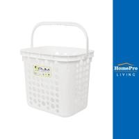 ราคา HomePro ตะกร้าผ้าเหลี่ยม 5010 สีขาว แบรนด์ PLIM (14404671092)