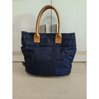 ราคา กระเป๋าถือยีนส์สีเข้มสภาพใหม่ (26774604895)