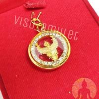 ราคา จี้พญาครุฑ จี้ครุฑ จี้พญาครุฑฝังเพชรลงยาเลี่ยมขอบทอง ล้อมเพชร พร้อมบูชา มีบารมี อำนาจ กันสิ่งไม่ดี งานสวย พิมพ์ชัด (3317122589)