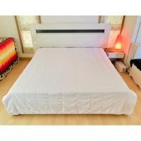 ราคา ผ้านวม หรือไส้ผ้านวมขนเป็ด ขนาด 6.5-7ฟุต สีขาวปักลายตารางทั้งผืน ยี่ห้อ CENTA-STAR (สภาพใหม่) มือสองสภาพดี เกาหลีแท้ (21283673295)