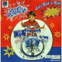 ราคา กลองชุด 5 ชิ้น สำหรับเด็ก พร้อมเก้าอี้ LET'S ROCK 'N ROLL NO.28832 สีแดง (1029131932)