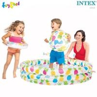 ราคา Intex สระเป่าลม-บอล-ห่วง 52 นิ้ว (1.32x0.28 ม.) ลายอ่างผลไม้รวม รุ่น 59469 (25555131206)