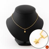 ราคา LSW สร้อยคอทองคำแท้ 1 สลึง (3.79 กรัม) ลายปล้องเหลี่ยมระย้าดาว NC-172 (26051313243)