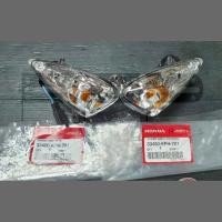 ราคา ชุดไฟเลี้ยว (ซ้าย + ขวา) Wave125i ไฟเลี้ยวบังลม (2005-2010)(33400-KPH-701/ 33450-KPH-701) ไฟเลี้ยวฮอนด้าแท้ 100% (11074965219)