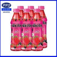 ราคา เพียวริคุมิกซ์เบอรร์รี่ 350 มล. แพ็ค 6 ขวด (27615570674)