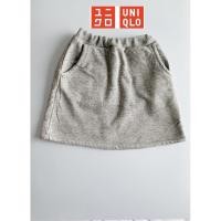 ราคา กระโปรงเด็กผู้หญิง สีเทา uniqlo เอวจั้ม มือสอง ญี่ปุ่น (5955843143)