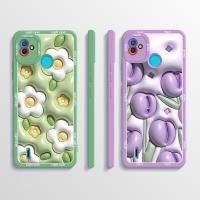 ราคา เคสโทรศัพท์ ซิลิโคนนิ่ม ผิวด้าน ลายดอกไม้ แฟชั่น สําหรับ Tecno Pop 5 Tecno Pop 5 POP5 BD2d (19783866116)