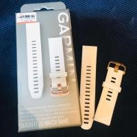 ราคา [มือสอง] ✨ของแท้⭐️ สายนาฬิกา garmin quickfit 20 สีขาว rose gold (6017450157)