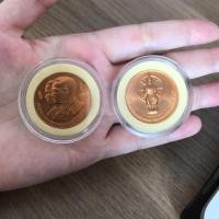 ราคา เหรียญที่ระลึก 109 ปี แห่งวันพระราชสมภพ ร.7 ร.9 (เนื้อทองแดงพ่นทราย) (1520660261)