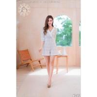 ราคา จั๊มสูทสีขาว งานผ้าฉลุ ป้าย kalisa (22027121548)