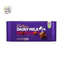 ราคา Cadbury Dairy Milk Fruit & Nut Milk Chocolate Bar 180g แคดเบอรี แดรี่ มิลค์ ช็อกโกแลตนมรสผลไม้และถั่ว 180 กรัม (11754558213)