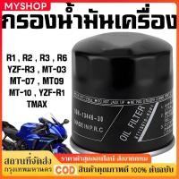 ราคา Kawasaki ไส้กรองน้ำมันเครื่อง เบอร์ 64 สำหรับ Ninja400, Z400, Z300, ZX-6R, z800, Z900, Z250, Ninja250/300 สินค้าแท้ 100% (41415611821)