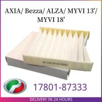 ราคา OEM AIR COND CABIN FILTER PERODUA MYVI 2011+ ใหม่ MYVI ALZA AXIA BEZZA 17801-70000 (45703919729)