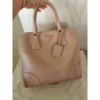 ราคา Prada Saffiano Lux Vertical Beige Handbag (22467746806)