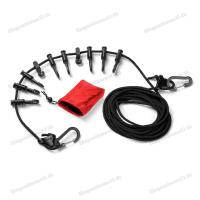 ราคา 5เมตรปรับเต็นท์เชือกสําหรับเดินป่าตั้งแคมป์ปีนเขาตั้งแคมป์เต็นท์ยึดเชือกมัลติฟังก์ชั่หลังคาแขวนสายไฟ (49404312995)