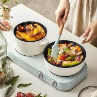 ราคา [รอสินค้าเข้า] Bear เตาไฟฟ้าสองเตาพร้อมหม้อคุณภาพ (20627194588)