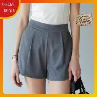 ราคา กางเกงสาวอวบ สีเทาเข้ม หน้าเรียบหลังสม็อค เนื้อผ้าพูม่าร้านเดียวใน shopee ทรงแฟชั่นมีกระเป๋า (26719831058)