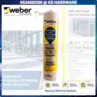 ราคา Weber High Performance Sealant Neutral Silicone WS610 Clear 280ml (18189053666)