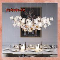 ราคา CT200A182 SOTMIA โคมไฟดอกไม้ โคมไฟระย้าโถงบรรได Chandelier แชนเดอเรียยาว แชนเดอเรียโต๊ะทานข้าว (24207654831)